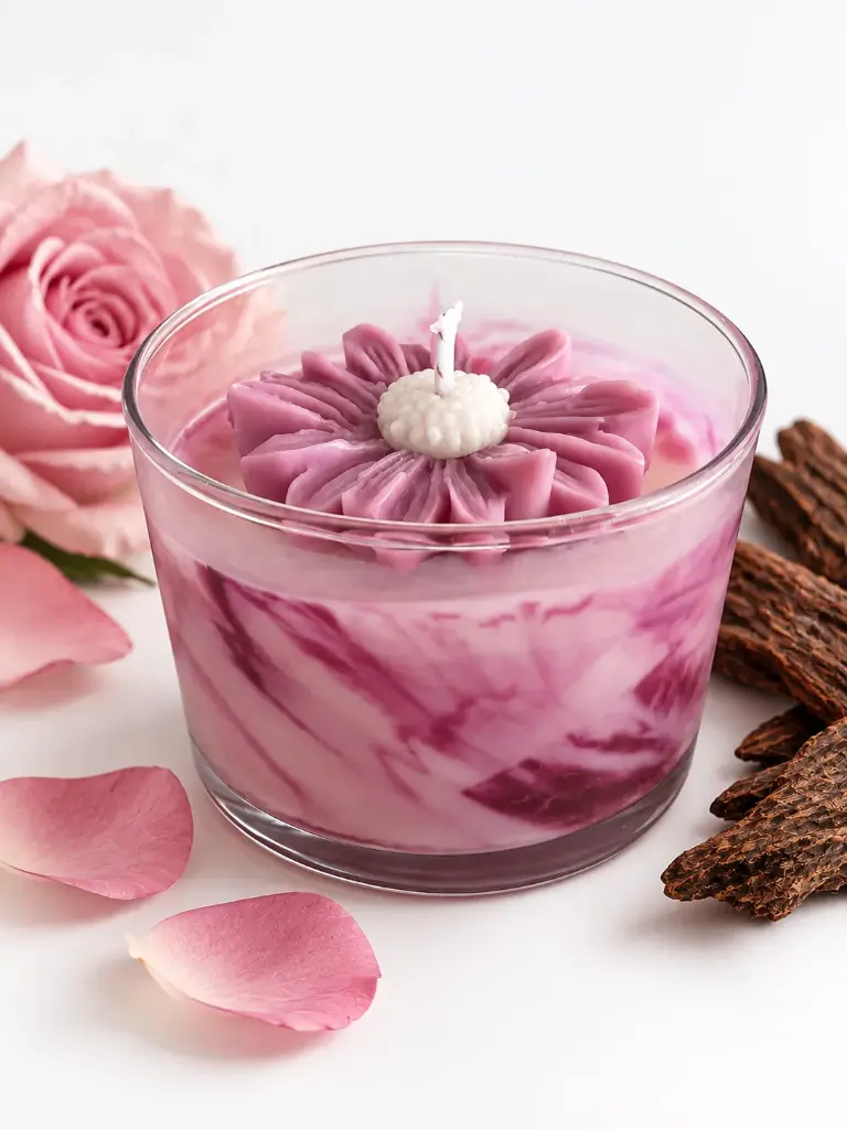 Vela aromática Rosa Amaderada
